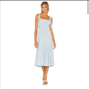 Nation LTD Farin Smocked Midi Dress Revolve